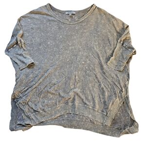 Stylish Gray Long Sleeve Women's Tee